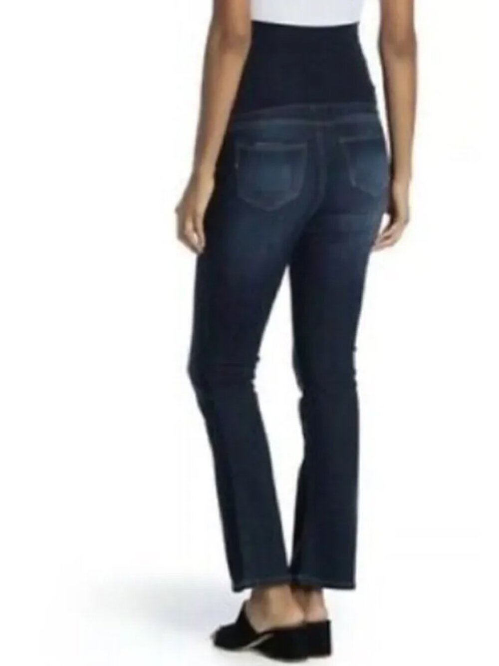 1822 DENIM New Maternity Jeans Stretch Top Pull On Bootcut Women's 29 NWOT - Picture 2 of 10